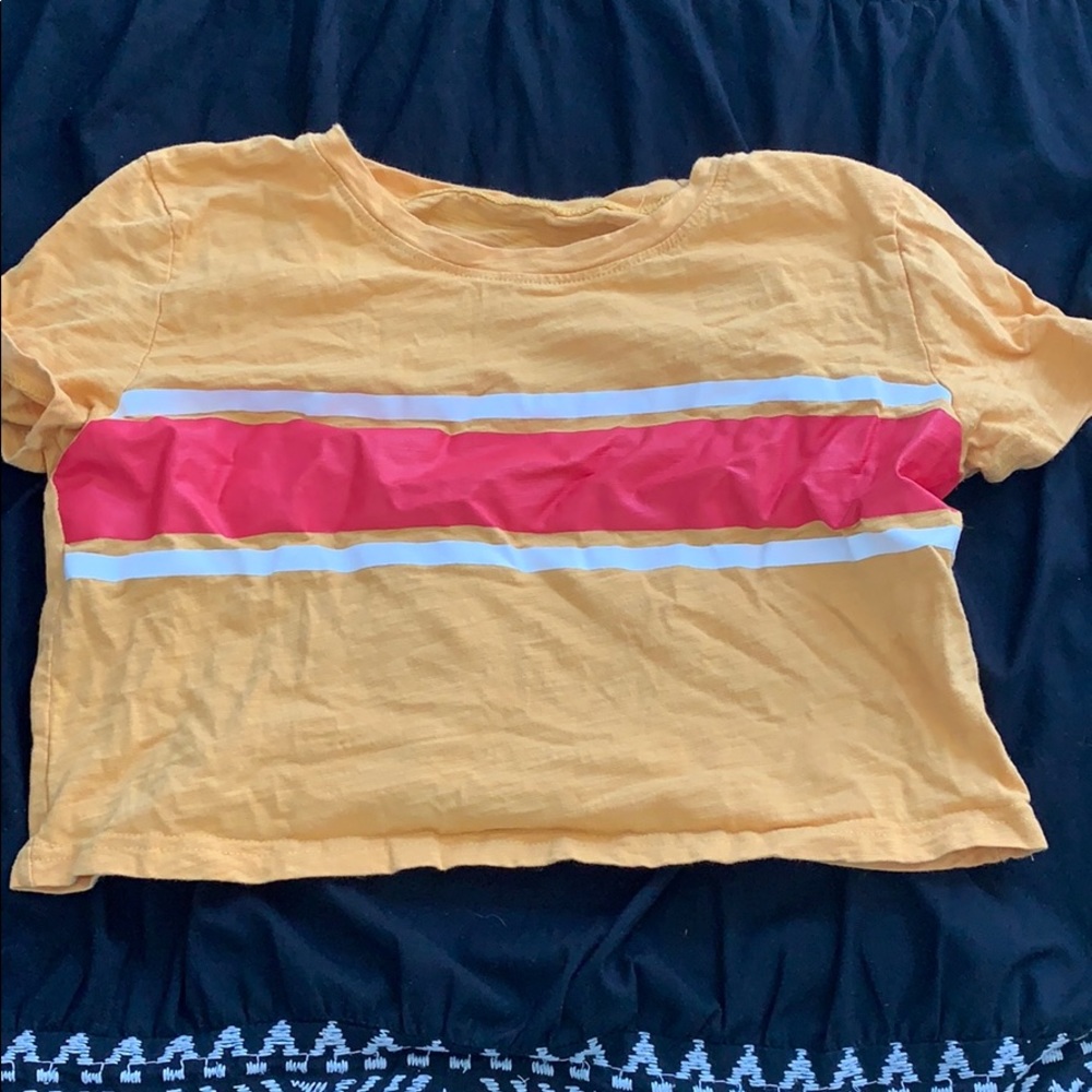 basic cropped shirt
